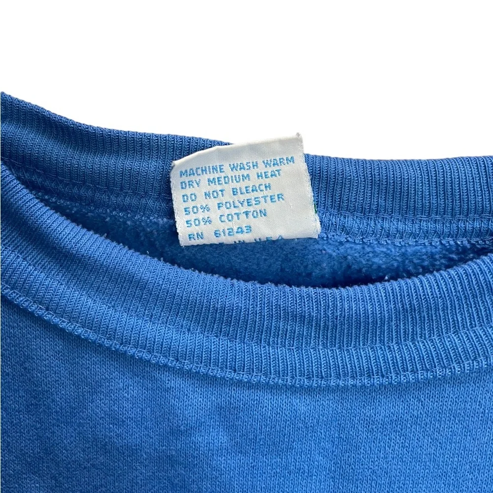 Vintage Colorado Pikes Peak Crewneck Men’s Sz Large Blue / White - Picture 6 of 6
